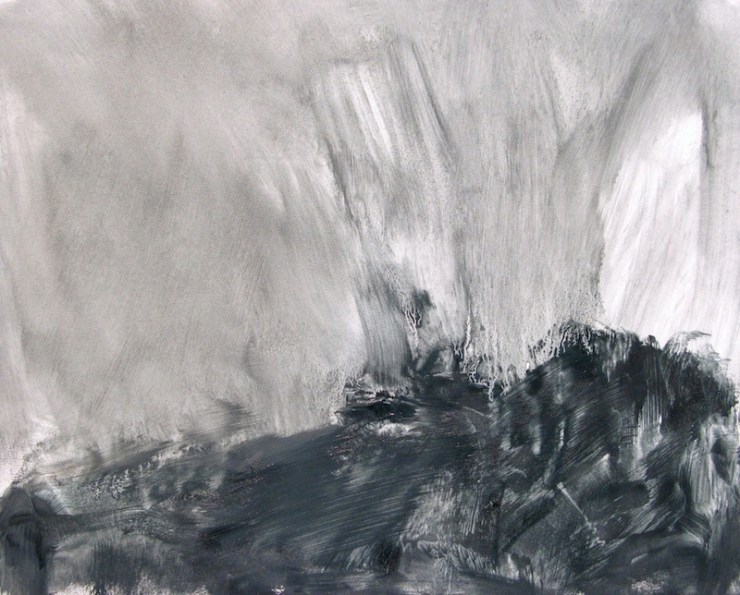 "Place Of Turmoil", 8" x 10", oil © Anita C. Miller